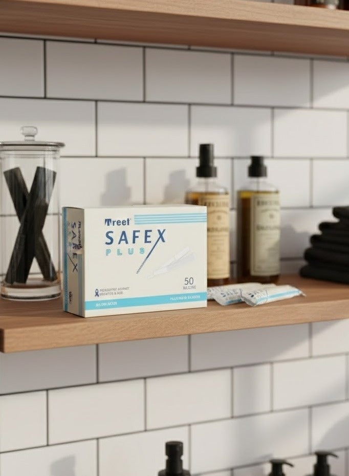 Safex Treet Safex Plus Disposable Salon Razors 50pcs – Platinum Blades for a Luxurious Shave - Image 2